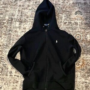 Polo Ralph Lauren Black Zip Hoodie